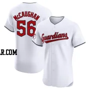 Darren McCaughan Men's Cleveland Guardians White Elite Home Jersey