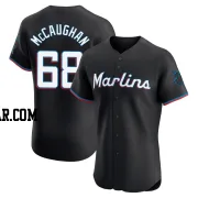 Darren McCaughan Men's Miami Marlins Black Elite Alternate Vapor Premier Jersey