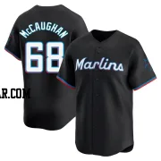 Darren McCaughan Men's Miami Marlins Black Limited Alternate Jersey