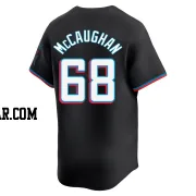 Darren McCaughan Men's Miami Marlins Black Limited Alternate Jersey