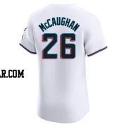 Darren McCaughan Men's Miami Marlins White Elite Home Jersey