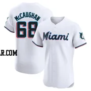 Darren McCaughan Men's Miami Marlins White Elite Home Jersey