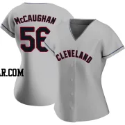 Darren McCaughan Women's Cleveland Guardians Gray Authentic Road Jersey