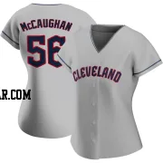 Darren McCaughan Women's Cleveland Guardians Gray Replica Road Jersey