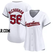 Darren McCaughan Women's Cleveland Guardians White Limited Home Jersey