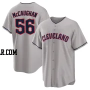 Darren McCaughan Youth Cleveland Guardians Gray Replica Road Jersey