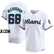 Darren McCaughan Youth Miami Marlins White Limited Home Jersey