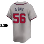 Darren O'Day Men's Atlanta Braves Gray Limited Away Jersey