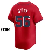 Darren O'Day Men's Atlanta Braves Red Limited Alternate Jersey