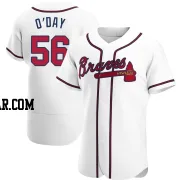 Darren O'Day Men's Atlanta Braves White Authentic Home Jersey