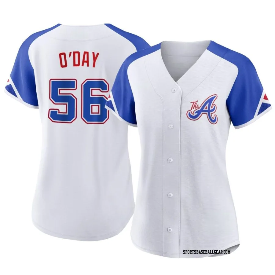 Darren O'Day Women's Atlanta Braves White Authentic 2023 City Connect Jersey