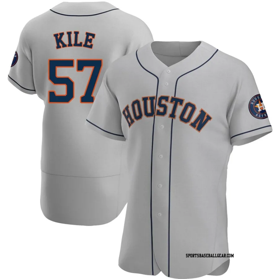 Darryl Kile Men's Houston Astros Gray Authentic Road Jersey