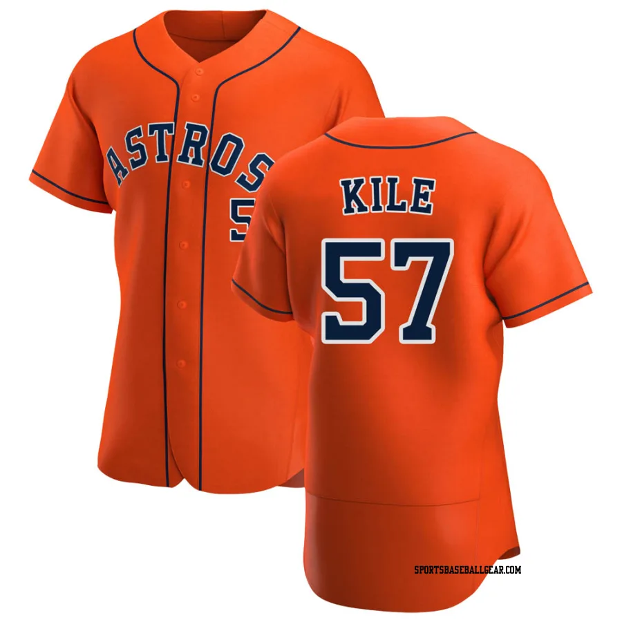 Darryl Kile Men's Houston Astros Orange Authentic Alternate Jersey