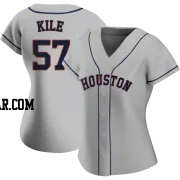 Darryl Kile Women's Houston Astros Gray Authentic Road 2020 Jersey