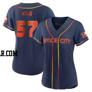 Darryl Kile Women's Houston Astros Navy Replica 2022 City Connect Jersey