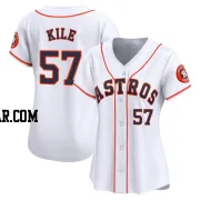 Darryl Kile Women's Houston Astros White Limited Home Jersey