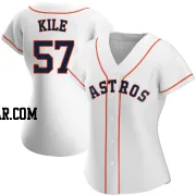 Darryl Kile Women's Houston Astros White Replica Home Jersey