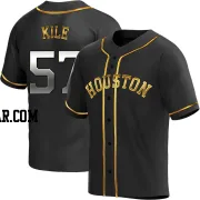 Darryl Kile Youth Houston Astros Black Golden Replica Alternate Jersey