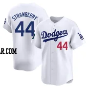 Darryl Strawberry Men's Los Angeles Dodgers White Limited 2024 World Tour Seoul Series Home Jersey