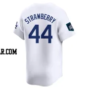 Darryl Strawberry Men's Los Angeles Dodgers White Limited 2024 World Tour Seoul Series Home Jersey