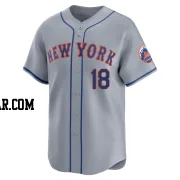 Darryl Strawberry Men's New York Mets Gray Limited Away Jersey