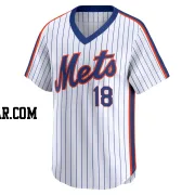 Darryl Strawberry Men's New York Mets White Limited Cooperstown Collection Jersey