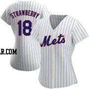 Darryl Strawberry Women's New York Mets White Authentic Home Jersey