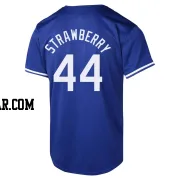 Darryl Strawberry Youth Los Angeles Dodgers Royal Limited Alternate Jersey