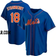 Darryl Strawberry Youth New York Mets Royal Replica Alternate Jersey