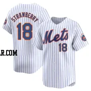 Darryl Strawberry Youth New York Mets White Limited Home Jersey