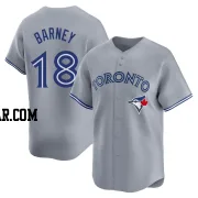 Darwin Barney Men's Toronto Blue Jays Gray Limited Away Jersey