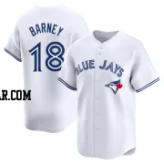 Darwin Barney Men's Toronto Blue Jays White Limited Home Jersey