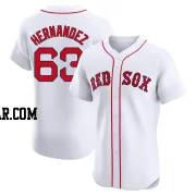 Darwinzon Hernandez Men's Boston Red Sox White Elite Home Jersey