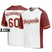 Darwinzon Hernandez Men's Venezuela Baseball White Replica 2023 World Baseball Classic Jersey