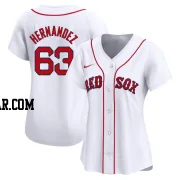 Darwinzon Hernandez Women's Boston Red Sox White Limited Home Jersey