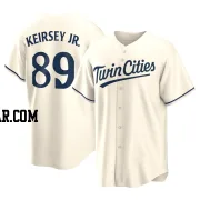 DaShawn Keirsey Jr. Men's Minnesota Twins Cream Replica Alternate Jersey