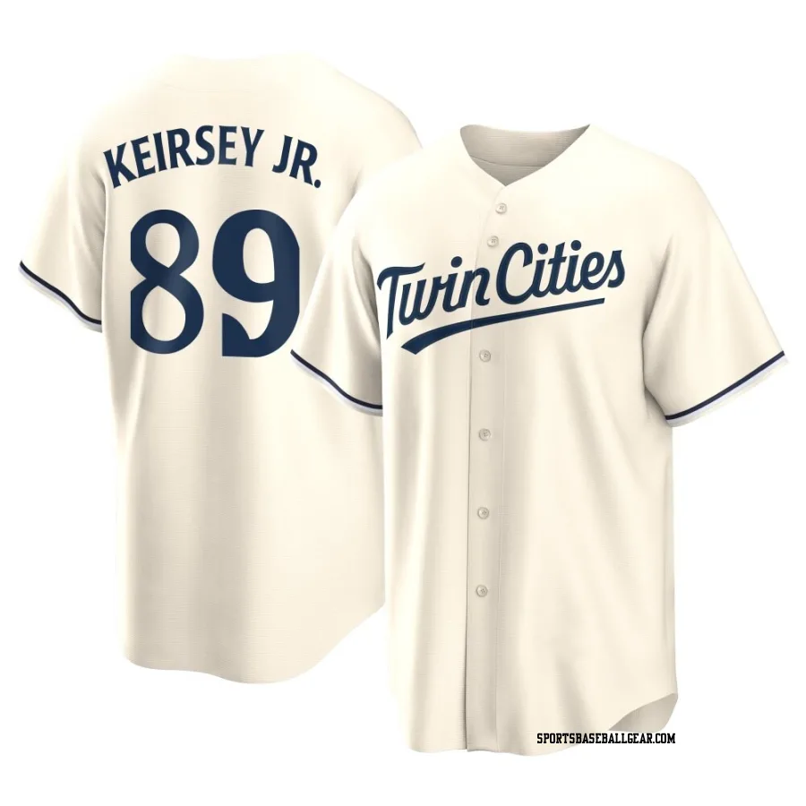 DaShawn Keirsey Jr. Men's Minnesota Twins Cream Replica Alternate Jersey