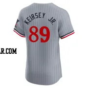 DaShawn Keirsey Jr. Men's Minnesota Twins Gray Elite Road Jersey