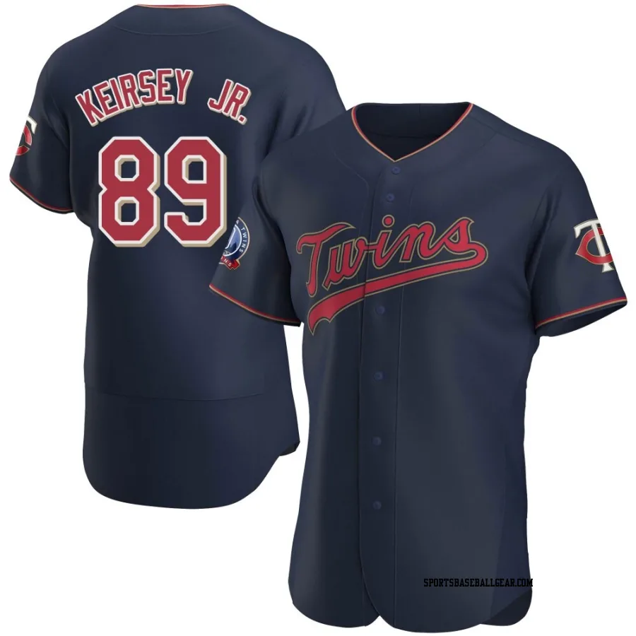 DaShawn Keirsey Jr. Men's Minnesota Twins Navy Authentic Alternate 60th Season Team Jersey