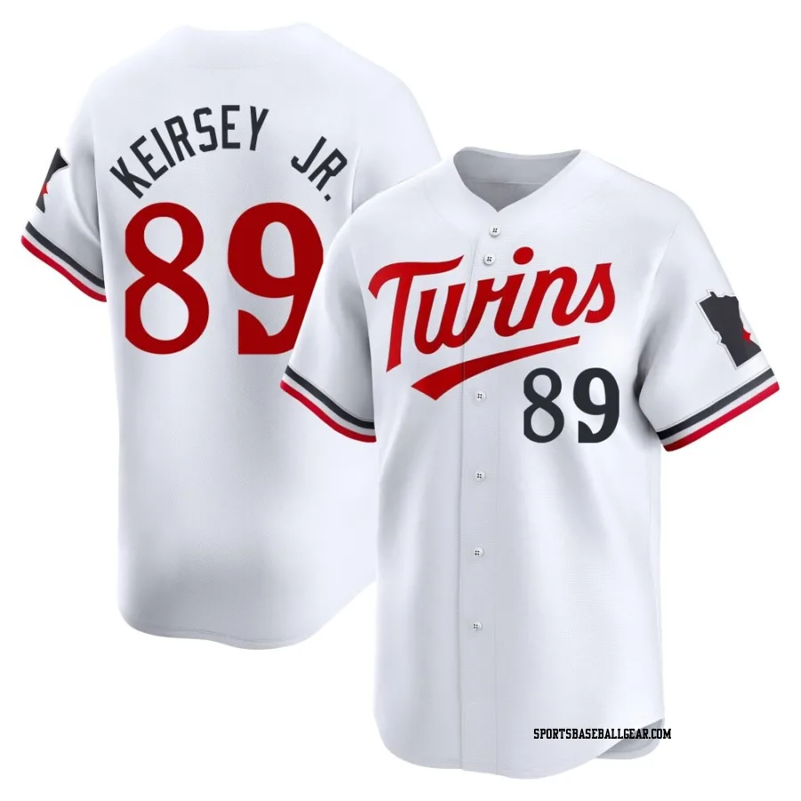 DaShawn Keirsey Jr. Men's Minnesota Twins White Limited Home Jersey