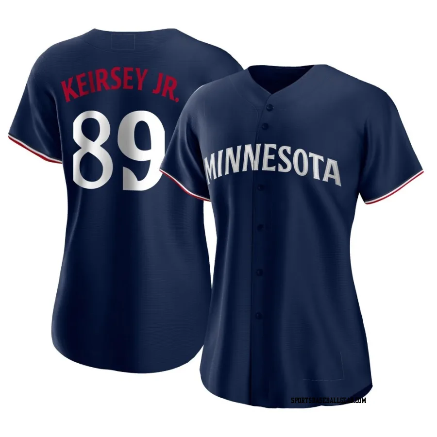 DaShawn Keirsey Jr. Women's Minnesota Twins Navy Authentic Alternate Jersey