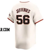 Daulton Jefferies Men's San Francisco Giants Cream Elite Home Jersey