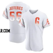 Daulton Jefferies Men's San Francisco Giants White Authentic 2021 City Connect Jersey