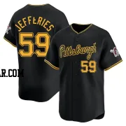 Daulton Jefferies Youth Pittsburgh Pirates Black Limited Alternate Jersey