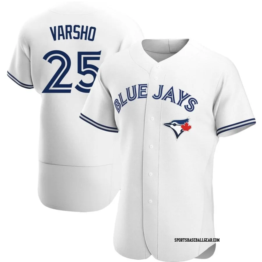 Daulton Varsho Men's Toronto Blue Jays White Authentic Home Jersey