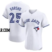 Daulton Varsho Men's Toronto Blue Jays White Elite Home Jersey