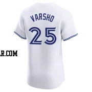 Daulton Varsho Men's Toronto Blue Jays White Elite Home Jersey