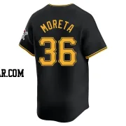 Dauri Moreta Men's Pittsburgh Pirates Black Limited Alternate Jersey