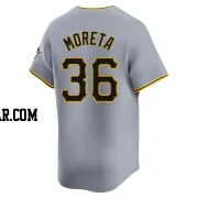 Dauri Moreta Men's Pittsburgh Pirates Gray Limited Away Jersey