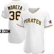 Dauri Moreta Men's Pittsburgh Pirates White Authentic Home Jersey